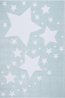 Happy Rugs Kinderteppich, STARLINE mint/weiss, 100 x 150 cm mint/weiß