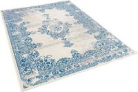 Pergamon Designer Teppich Pop-Vintage blau-kombi Gr. 80 x 150