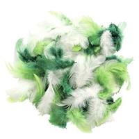 2x zakjes van 10 gram decoratie sierveren groen tinten -