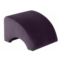 maxwinzer Hocker BRANDFORD-23 Samtvelours Farbe purple Sitzhärte mittel B: 52cm T: 54cm H: 37cm - MAX WINZER