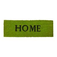 Relaxdays Kokos Fußmatte Home 25x75 cm grün