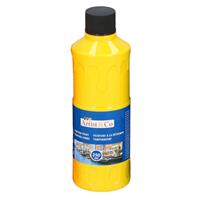 1x Acrylverf / temperaverf fles geel 250 ml -