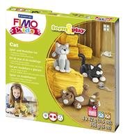 FIMO kids Modellier-Set Form & Play , Cat, , Level 2