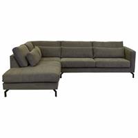 Bo Lundgren Loungebank chaise longue links Hög | Silent Taupe 12 | 2,42 x 2,98 mtr breed