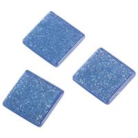 Rayher hobby materialen 1025x stuks Acryl glitter mozaiek steentjes blauw 1 x 1 cm -