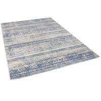 Pergamon Designer Teppich Tawira Vintage Teppiche grau/hellblau Gr. 80 x 160