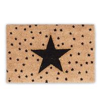 RELAXDAYS Fußmatte Stern aus Kokos, HBT: 1,5 x 60 x 40 cm, Motiv, rutschfest, rechteckig, Kokosfaser, Gummi, mehrfarbig - 
