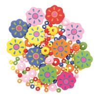 Sieraden maken kralenmix 150x stuks set bloemen/bloemetjes -