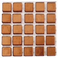 Glorex Hobby 595x stuks mozaieken maken steentjes/tegels kleur brons 5 x 5 x 2 mm -