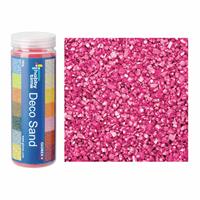 Grof decoratie zand/kiezels roze 500 gram -