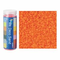 2x busjes grof decoratie zand/kiezels oranje 500 gram -