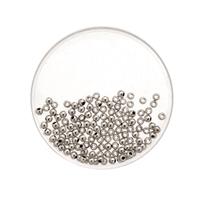 60x stuks metallic sieraden maken kralen in het zilver van 8 mm -