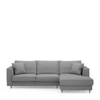 Rivièra Maison Loungebank 'Kendall' Rechts, Washed Cotton, kleur Grey