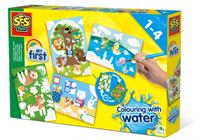 SES Creative Children's My First Colouring with Water Hidden Animals Activity Set