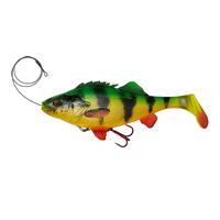 Savage Gear 4D Line Thru Perch Shad - Slow Sink - Firetiger - 20cm - 100g