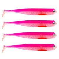 Eurocatch Fishing Zander Gummifisch - Shad - UV Pink - 15cm - 4st