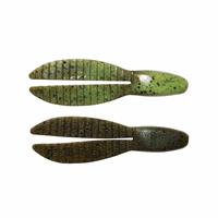 Keitech Flex Chunk Large - Softbait - 4inch - Green Pumpkin Chartreuse - 5 Stuks