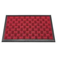 Deco-mat Fußmatte den Aussenbereich Outdoor Fussmatte erhöhte Gummi-Bürsten zur verbesserten Reinigung rot Gr. 40 x 60  Kinder