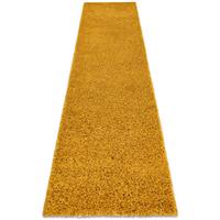 RUGSX Teppich, Läufer SOFFI shaggy 5cm gold - in die Küche, Halle, Korridor Gelb und Goldtönen 70x200 cm