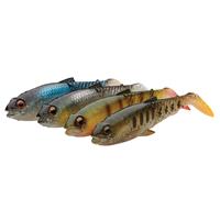 Savage Gear Craft Cannibal Paddletail - Shad - Clear Water Mix - 6.5cm - 4g - 4 Stuks