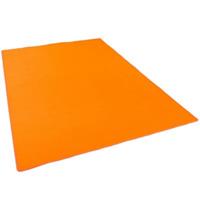 Snapstyle Basic Velours Teppich Carla Teppiche orange Gr. 100 x 100