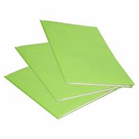 Bellatio 3x Rollen kraft kaftpapier groen 200 x 70 cm -