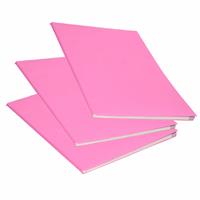 Bellatio 3x Rollen kraft kaftpapier roze 200 x 70 cm -