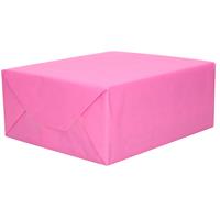 Bellatio 1x Rol kraft inpakpapier roze 200 x 70 cm -