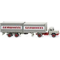 Wiking 052402 H0 Magirus Deutz Containertrein „Seawheel”