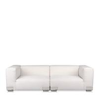 Kartell Plastics Duo Sofa mit hohen Armlehnen Sessel/Sofa  Farbe: weiss