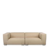 Kartell Plastics Duo Sofa mit hohen Armlehnen Sessel/Sofa  Farbe: taubengrau