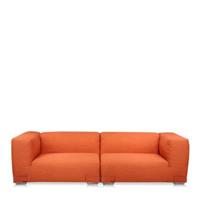 Kartell Plastics Duo Sofa mit hohen Armlehnen Sessel/Sofa  Farbe: orange