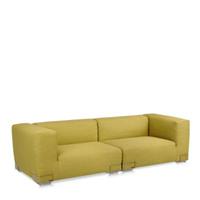 Kartell Plastics Duo Sofa mit hohen Armlehnen Sessel/Sofa  Farbe: grün