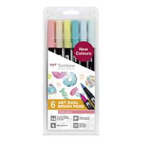 TOMBOW PEN+PENCIL Tombow ABT Dual Brush Pen-Set Candy Colours 6teilig