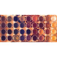 A.S. CREATIONS A.s.creations - DD117490 Paintbox2 Atelier 47 fototapete modern 270 x 600 cm (6 Teile) Jetzt Fototapeten günstig kaufen - Blau, Orange / Terrakotta