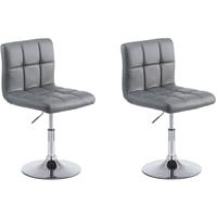 CLP 2er Set Lounger Palma V2 Kunstleder-grau