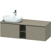 Duravit D-Neo wastafelonderkast geschikt voor wastafel links 45,9x140x55 cm, linnen mat