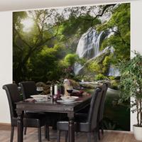 Bilderwelten Fototapete - Gebirgsbach - Vlies Quadrat Größe HxB: 240cm x 240cm