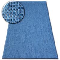 RUGSX Teppich FLAT 48663/330 SISAL - blau GLATT Blautönen 80x150 cm