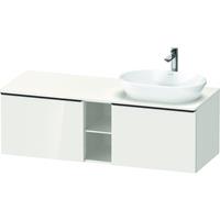 Duravit D-Neo wastafelonderkast geschikt voor wastafel rechts 45,9x140x55 cm, wit