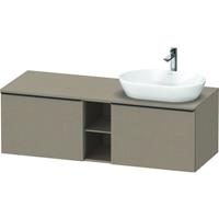 Duravit D-Neo wastafelonderkast geschikt voor wastafel rechts 45,9x140x55 cm, linnen mat