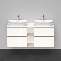 Duravit D-Neo wastafelonderkast 66,4x140x55 cm, wit