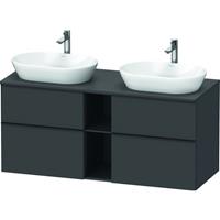 Duravit D-Neo wastafelonderkast 66,4x140x55 cm, grafiet mat