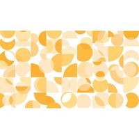 A.S. CREATIONS A.s.creations - DD117660 Col.Circles3 Atelier 47 fototapete grafik 270 x 500 cm (5 Teile) Fototapeten bei BRICOFLOR kaufen - Gelb, Orange / Terrakotta