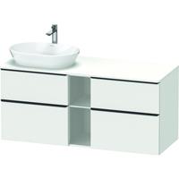 Duravit D-Neo wastafelonderkast met 4 lade 66,4x140x55 cm, wit mat