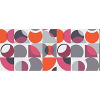 A.S. CREATIONS A.s.creations - DD117665 CirclesArt1 Atelier 47 fototapete grafik 250 x 600 cm (6 Teile) Fototapeten Online-Shop - Orange / Terrakotta, Violett / Lila