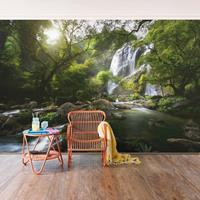 Bilderwelten Fototapete - Gebirgsbach - Vlies Breit Größe HxB: 255cm x 384cm