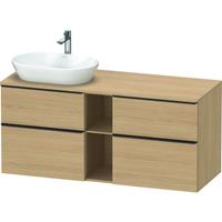 Duravit D-Neo wastafelonderkast met 4 lade 66,4x140x55 cm, natuur eiken mat