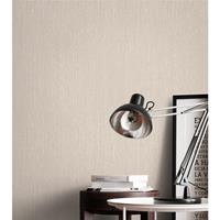 NEWROOM Tapete Beige Vliestapete Struktur - Einfarbig Uni Taupe Grau Weboptik Unifarbe Modern - Beige