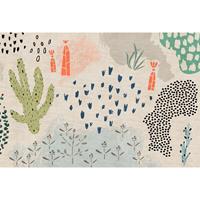 A.S. CREATIONS A.s.creations - Fototapete crayon garden2 DD114302 Livingwalls Walls by Patel Vliestapete Beige Blau Grün Orange - Grün, Violett